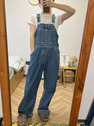 【美品】HOLIDAY BIG DENIM オーバーオール（0）フレア BIG DENIM FLARE OVER-ALL (LIGHT INDIGO)｜HOLIDAY（ホリデイ