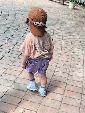 「こども ビームス（コドモビームス）のアイテム（パンツ）」を使った、りく・みさき・母さん（キッズ・159cm）の夏コーディネート