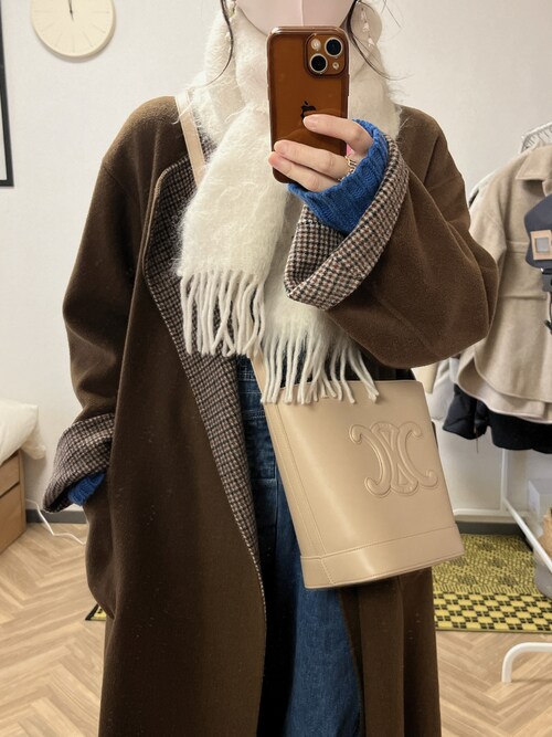 6（ロク）の「＜6(ROKU)＞REVER SEWING GOWN COAT/ｺｰﾄ