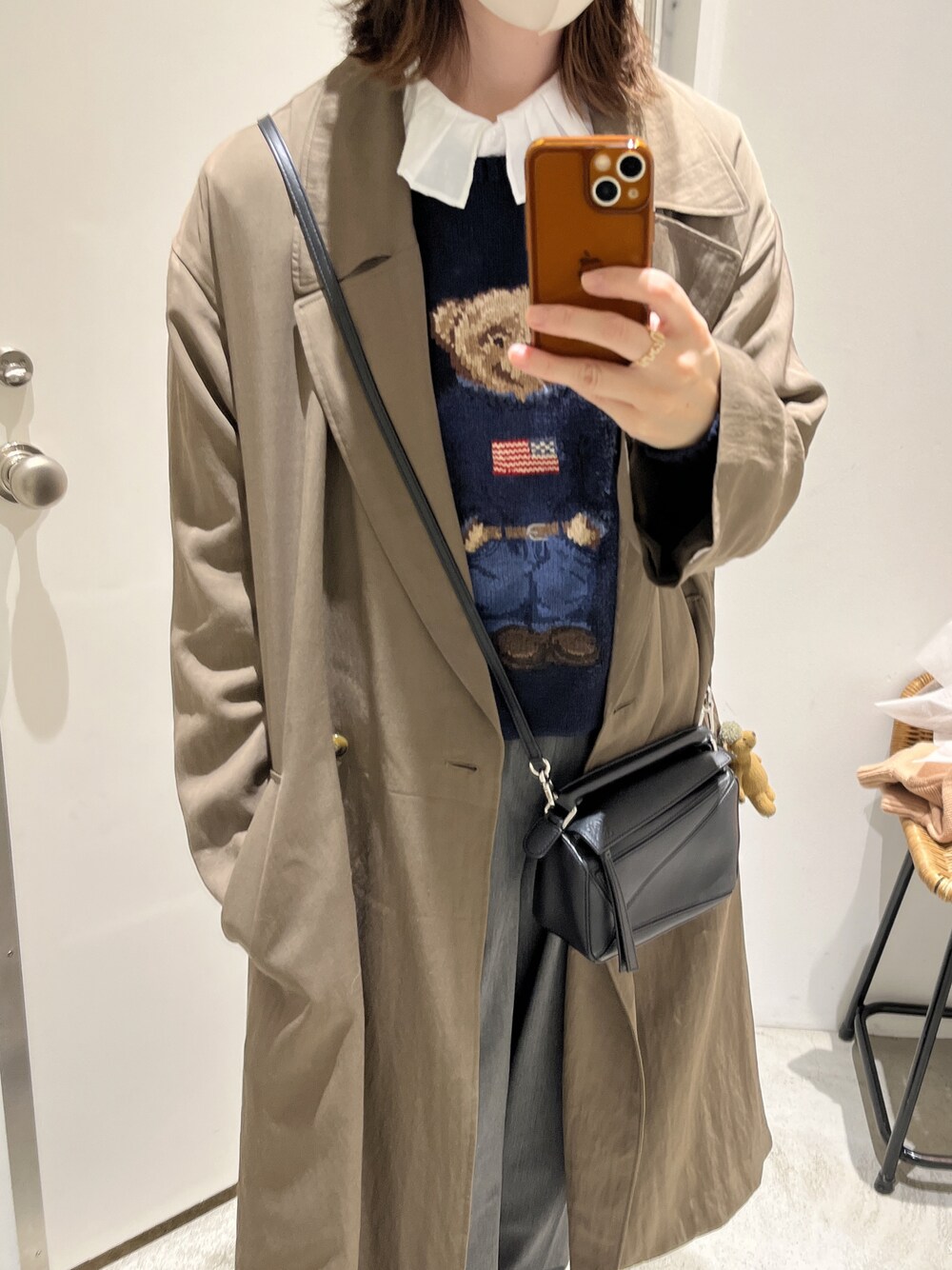 ポロベア　セーター Polo ベア コットン クルーネック セーター （ニット・セーター