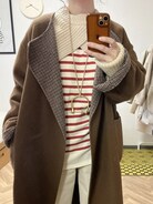 6（ロク）の「＜6(ROKU)＞REVER SEWING GOWN COAT/ｺｰﾄ ◇（その他