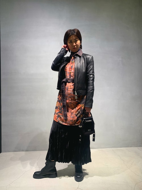DIESEL（ディーゼル）の「レディース レザージャケット シングル