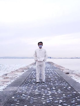 「SHINYAKOZUKA（シンヤコヅカ）のアイテム（デニムジャケット）」を使った、Gaku.さん（メンズ・178cm）の秋コーディネート