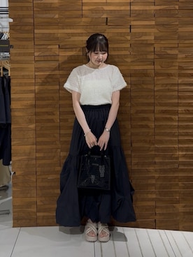 里沙子さん(レディース・156cm)の夏コーディネート