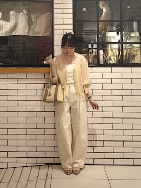 里沙子さん(レディース・156cm)の夏コーディネート