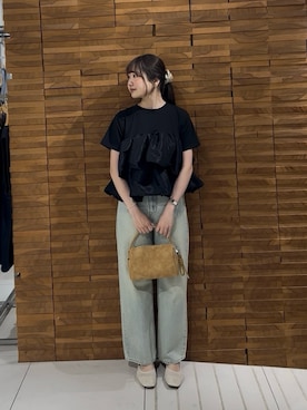 里沙子さん(レディース・156cm)の春コーディネート