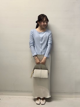 里沙子さん（レディース・156cm）の冬コーディネート