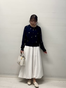 里沙子さん（レディース・156cm）の冬コーディネート