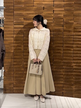 里沙子さん（レディース・156cm）の春コーディネート