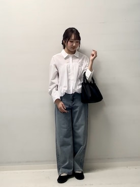 里沙子さん（レディース・156cm）の冬コーディネート