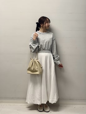 里沙子さん（レディース・156cm）の春コーディネート