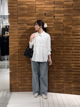 里沙子さん（レディース・156cm）の春コーディネート