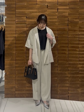 里沙子さん（レディース・156cm）の春コーディネート
