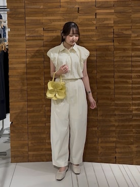 里沙子さん(レディース・156cm)の春コーディネート