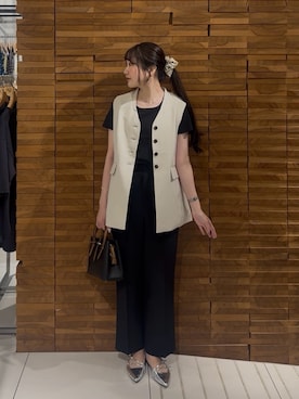 里沙子さん（レディース・156cm）の春コーディネート