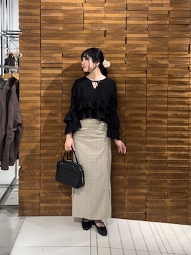 里沙子さん（レディース・156cm）の春コーディネート