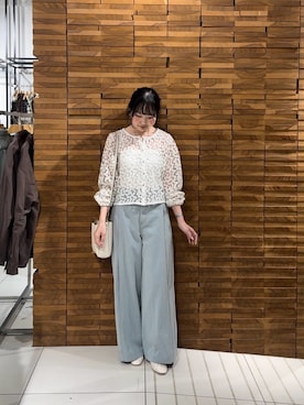 里沙子さん（レディース・156cm）の春コーディネート