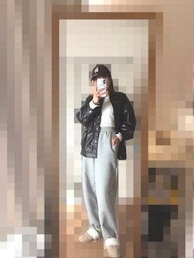 「JUNOAH（ジュノア）のアイテム」を使った、kahoさん（レディース・167cm）の冬コーディネート