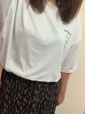 「花柄スカート」｜nico¨̮さん（レディース・168cm・10代）の夏コーディネート