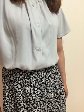 「花柄スカート」｜nico¨̮さん（レディース・168cm・10代）の夏コーディネート