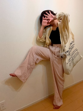「ISOOK（アイスー）のアイテム」を使った、NOKKIさん（レディース・161cm）の夏コーディネート