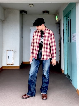 「Dr. Martens（ドクターマーチン）のアイテム（ワンピース/ドレス）」を使った、RAIMさん（メンズ・170cm）の秋コーディネート