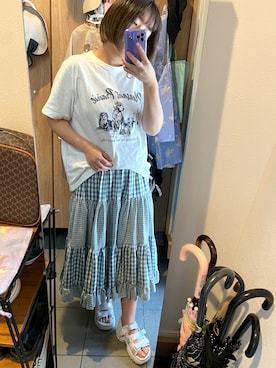 「FILA」｜utanoさん（レディース・154cm）の春コーディネート