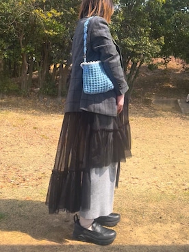 「COQULE（コクレ）のアイテム」を使った、しろまるさん（レディース・150cm）の春コーディネート