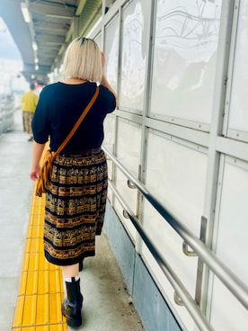 「アイテム（スカート）」を使った、あやねこさん（キッズ・163cm・10代）の夏コーディネート