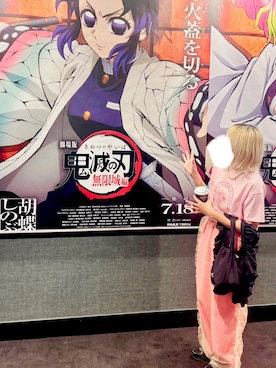「金髪」｜あやねこさん（キッズ・163cm）の夏コーディネート