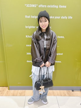 「アイテム（ワンピース/ドレス）」を使った、あんじゅさん（キッズ・152cm）の秋コーディネート