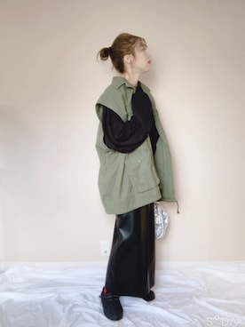 あんじゅさん（レディース・159cm）の冬コーディネート