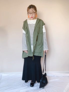 あんじゅさん（レディース・159cm）の春コーディネート