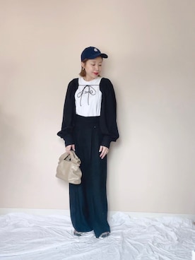 「アイテム（ワンピース/ドレス）」を使った、あんじゅさん（レディース・159cm・30代）の秋コーディネート