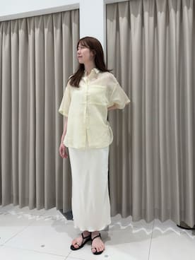 mihoさん（レディース・173cm）の夏コーディネート