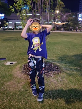 「アイテム（帽子）」を使った、たろうさん（キッズ・132cm・10代）の夏コーディネート
