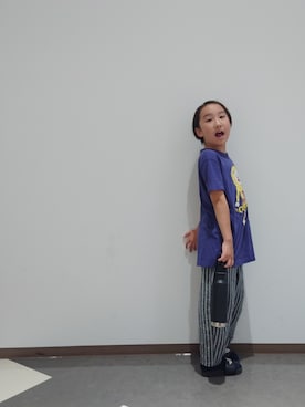 「アイテム（サンダル）」を使った、たろうさん（キッズ・132cm）の秋コーディネート