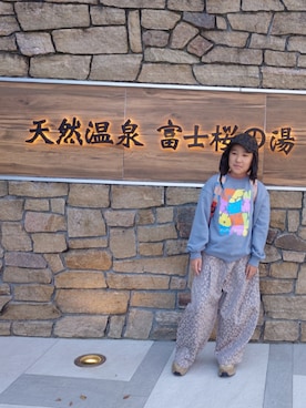 「アイテム（バッグ）」を使った、たろうさん（キッズ・134cm）の秋コーディネート