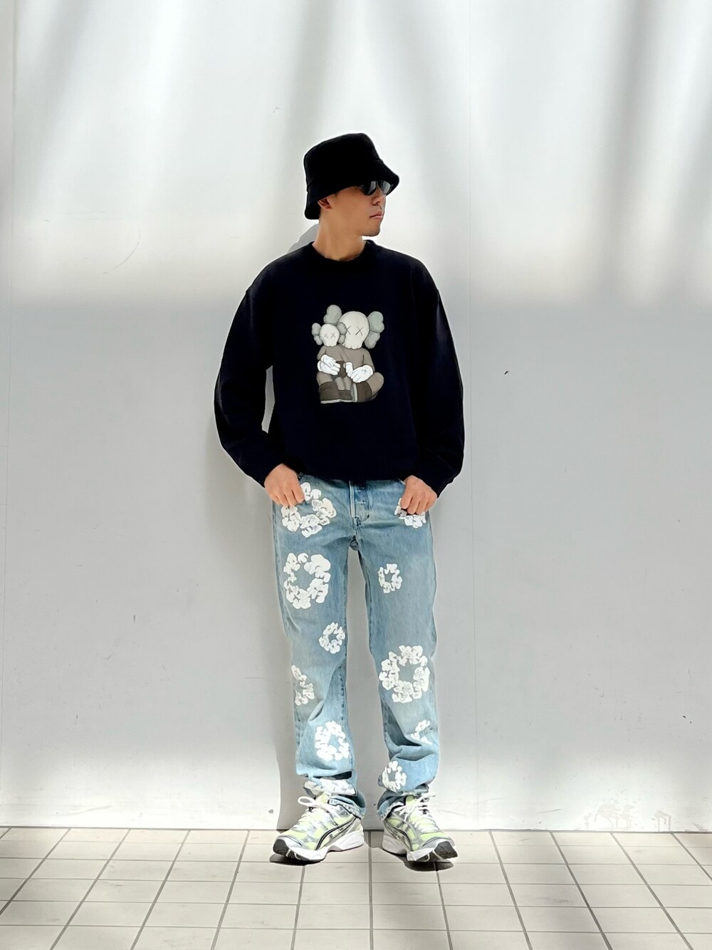denim tears スウェットパンツ リアルくん着用 スウェットを使った 
