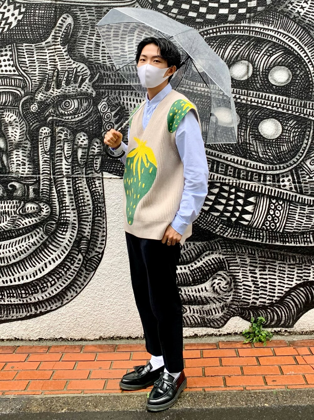 『ami アミアレクサンドルマテュッシ』ボタンダウンシャツ 刺繍ロゴ オックス ami alexandre mattiussi (アミ アレクサンドル マテュッシ