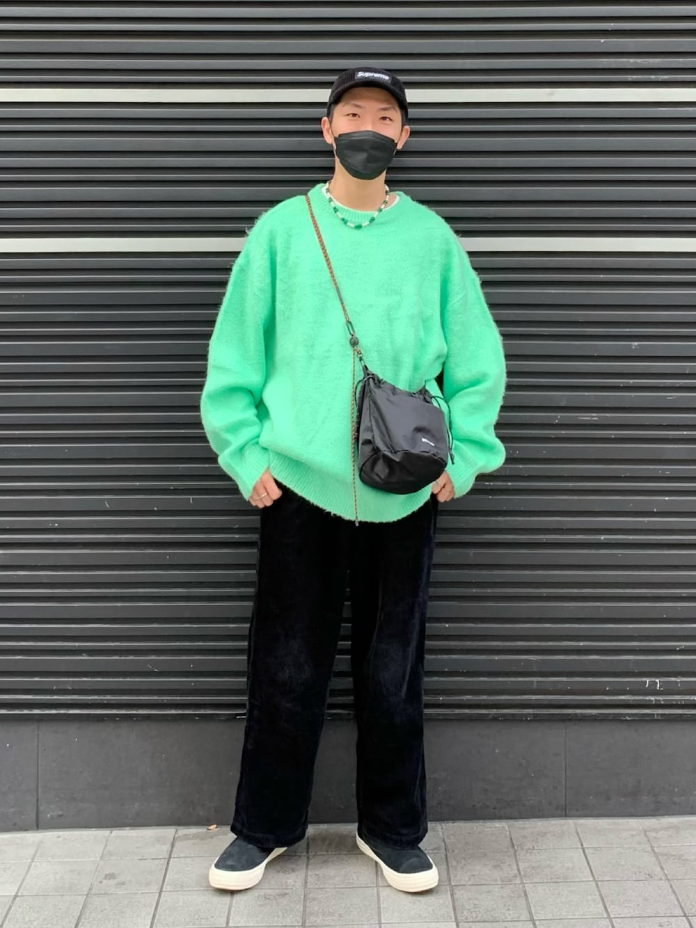 Lサイズ】Supreme ニット ライムグリーン