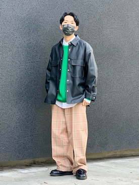 「SENSE OF PLACE by URBAN RESEARCH（センスオブプレイスバイアーバンリサーチ）のアイテム（その他アウター）」を使った、macky☺︎さん（メンズ・172cm）の冬コーディネート
