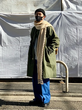 「JOURNAL STANDARD relume（ジャーナルスタンダード　レリューム）のアイテム（ジャケット/アウター）」を使った、macky☺︎さん（メンズ・172cm）の冬コーディネート
