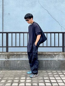 RICK OWENS チャンヒオン テキスト フリント クルネック Tシャツ 1691719789_215.jpg