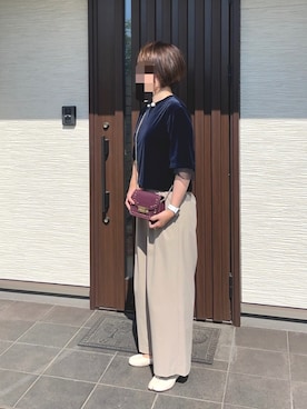 「LUCA（ルカ）のアイテム」を使った、ぐっさんさん（レディース・166cm）の秋コーディネート