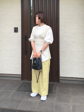 「LUCA/LADY LUCK LUCA（ルカ/レディラックルカ）のアイテム（パンツ）」を使った、ぐっさんさん（レディース・166cm）の春コーディネート