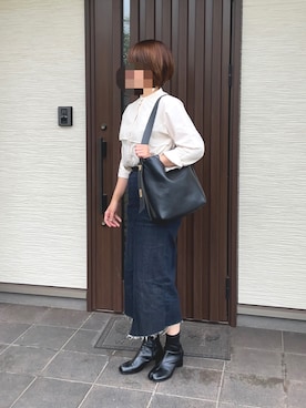 「LUCA/LADY LUCK LUCA（ルカ/レディラックルカ）のアイテム（スカート）」を使った、ぐっさんさん（レディース・166cm）の秋コーディネート
