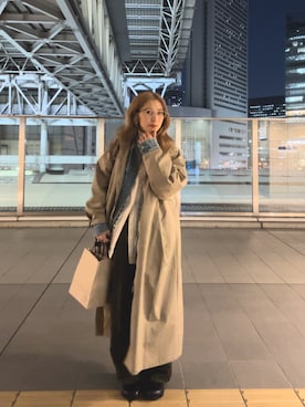 「JOURNAL STANDARD relume（ジャーナルスタンダード　レリューム）のアイテム（ジャケット/アウター）」を使った、ねずさん（レディース・163cm）の冬コーディネート