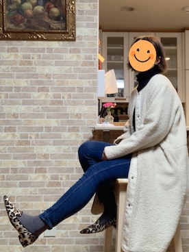 「URBAN RESEARCH Sonny Label（アーバンリサーチサニーレーベル）のアイテム（その他アウター）」を使った、M☺︎さん（レディース・163cm）の冬コーディネート