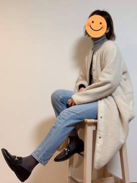 「URBAN RESEARCH Sonny Label（アーバンリサーチサニーレーベル）のアイテム（その他アウター）」を使った、M☺︎さん（レディース・163cm）の冬コーディネート